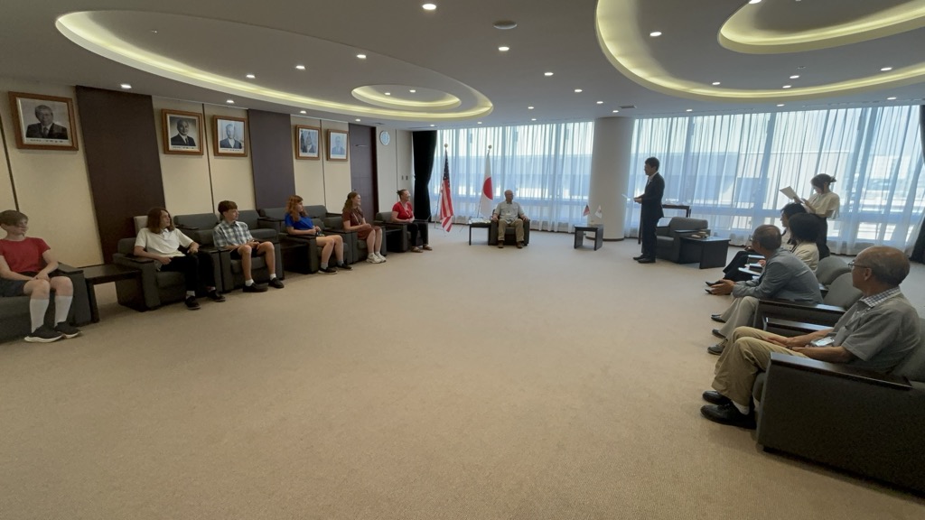 6月27日 ワイアンドット市中学生表敬訪問