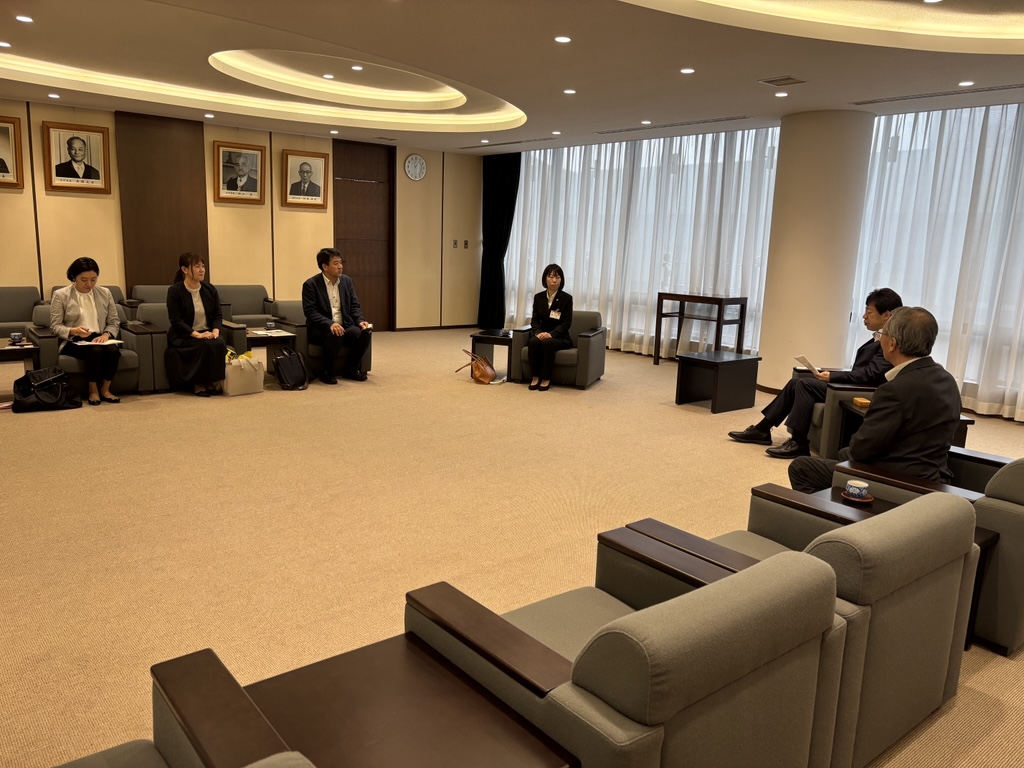 7月17日 JICA海外協力隊表敬訪問