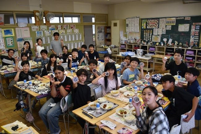 10月14日70周年記念学校給食1