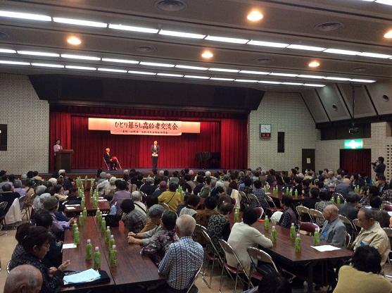 ひとり暮らし高齢者交流会(小牧・北里)の様子の写真
