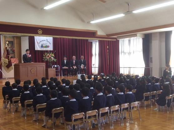 市之久田幼稚園修了証書授与式の様子の写真
