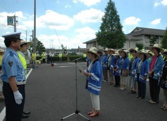 夏の交通安全県民運動の写真