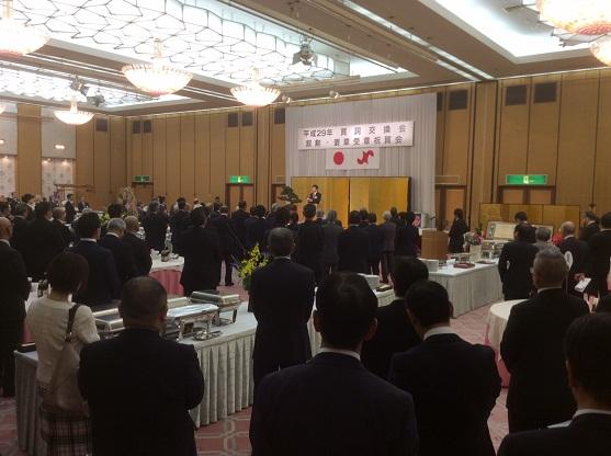 小牧商工会議所賀詞交換会 叙勲・褒章祝賀会の様子の写真