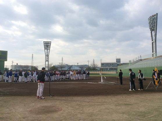 北部リーグ開会式の様子の写真