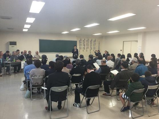 篠岡小学校区地域協議会総会の様子の写真