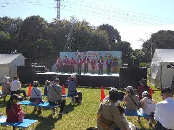 15日 小牧市民まつり 1日目(小牧山でのオープニングセレモニー)