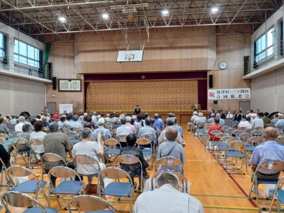 18日 舟津区・三ツ渕区 二区合同敬老会