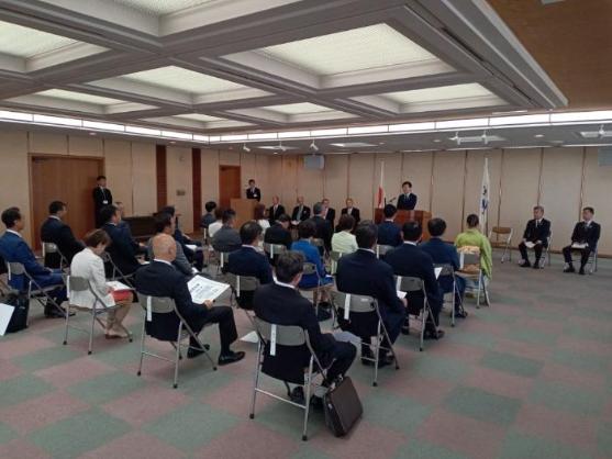 3日 小牧市議会議員選挙当選証書付与式