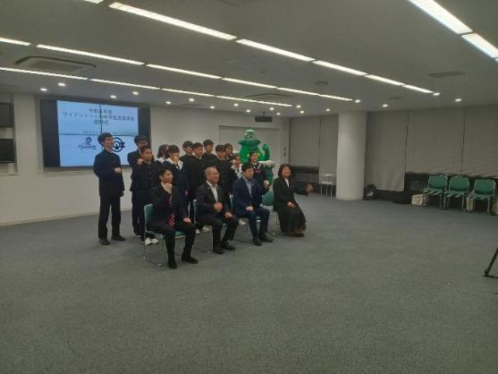24日 ワイアンドット市中学生派遣事業結団式