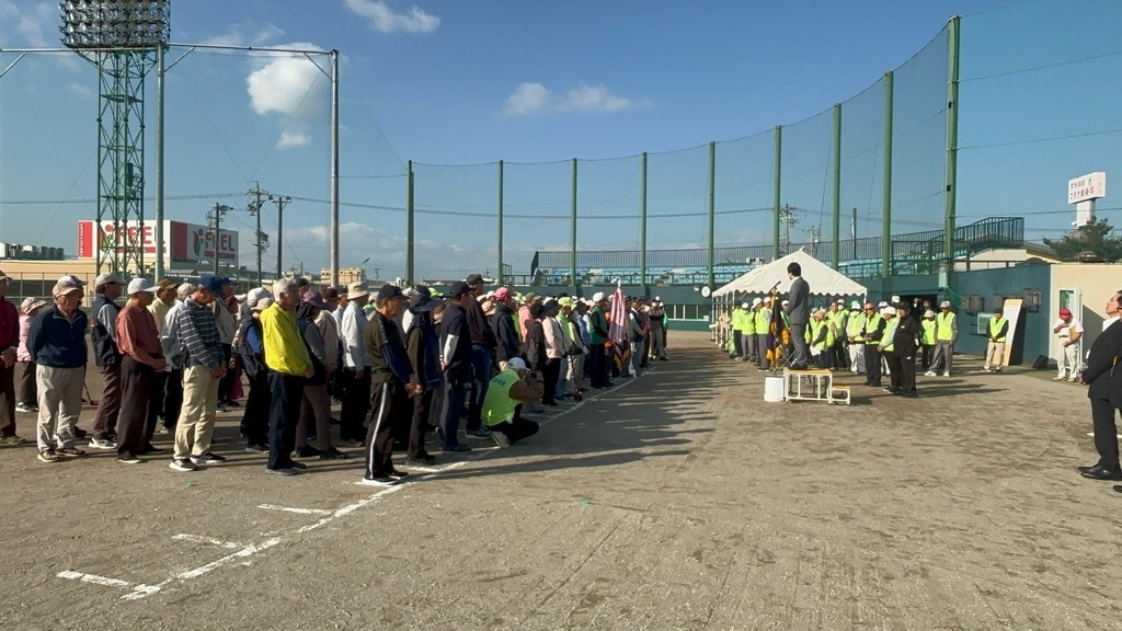 6日 小牧市老人クラブ連合会グラウンドゴルフ大会