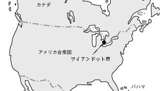 ワイアンドット市の地図