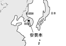 安養市の地図