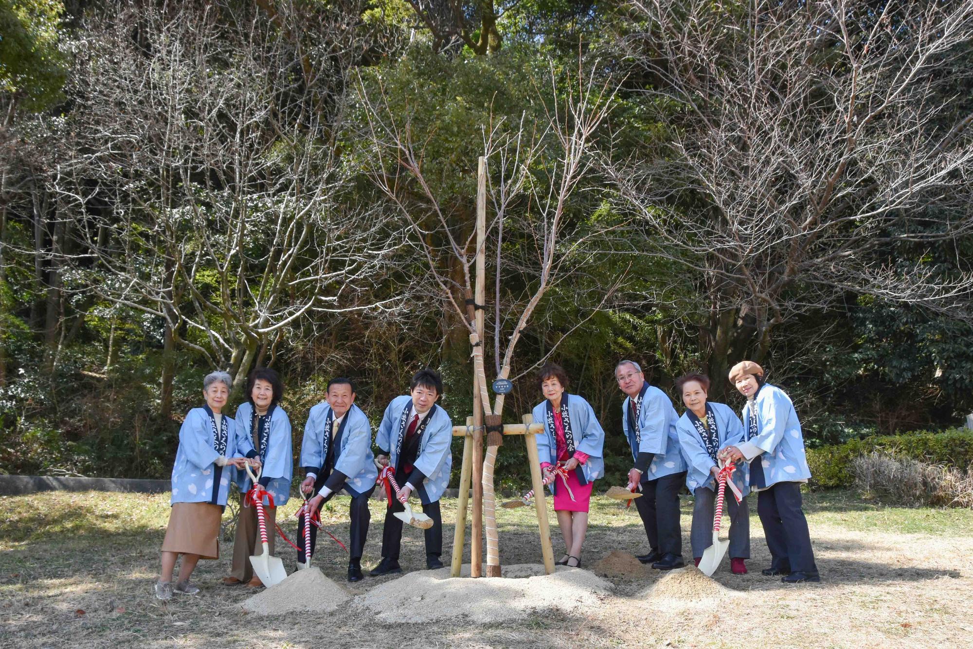 3月7日小牧さくらの会設立60周年記念植樹