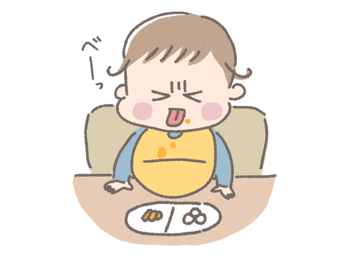 離乳食を嫌がる子ども