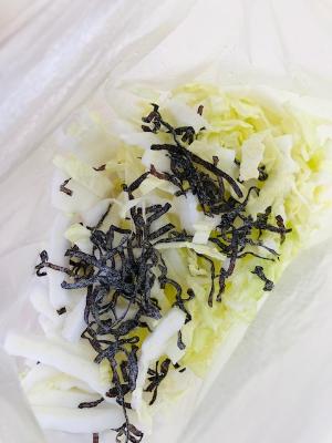 塩昆布和え(材料)