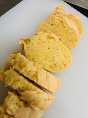 蒸しパン出来上がり
