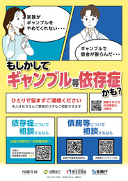 ギャンブル等依存症問題 御本人・御家族向け啓発用資料