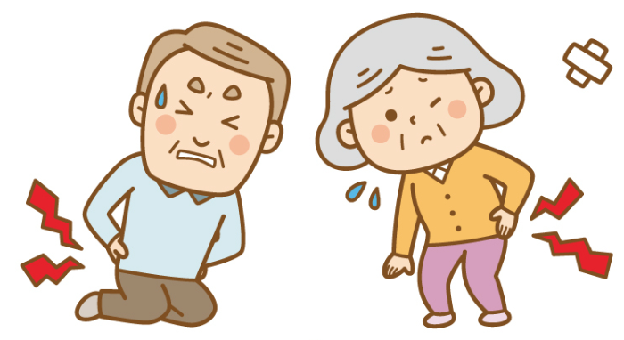 骨粗しょう症高齢者痛み