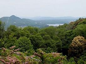 入鹿池方面の景色