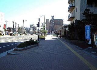 電線共同溝、歩道景観整備工事 完了(市道小牧駅前線)
