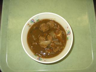 豚肉つみれのカレー鍋