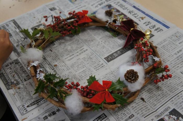 クリスマスリース作りワークショップ