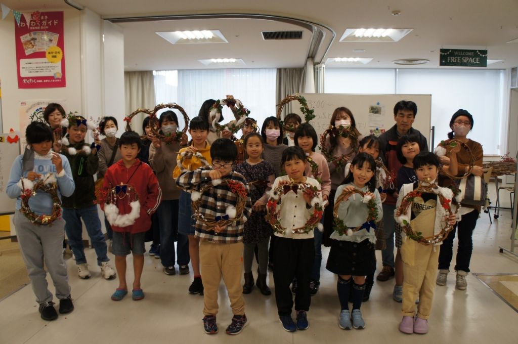 クリスマスリース作りワークショップ