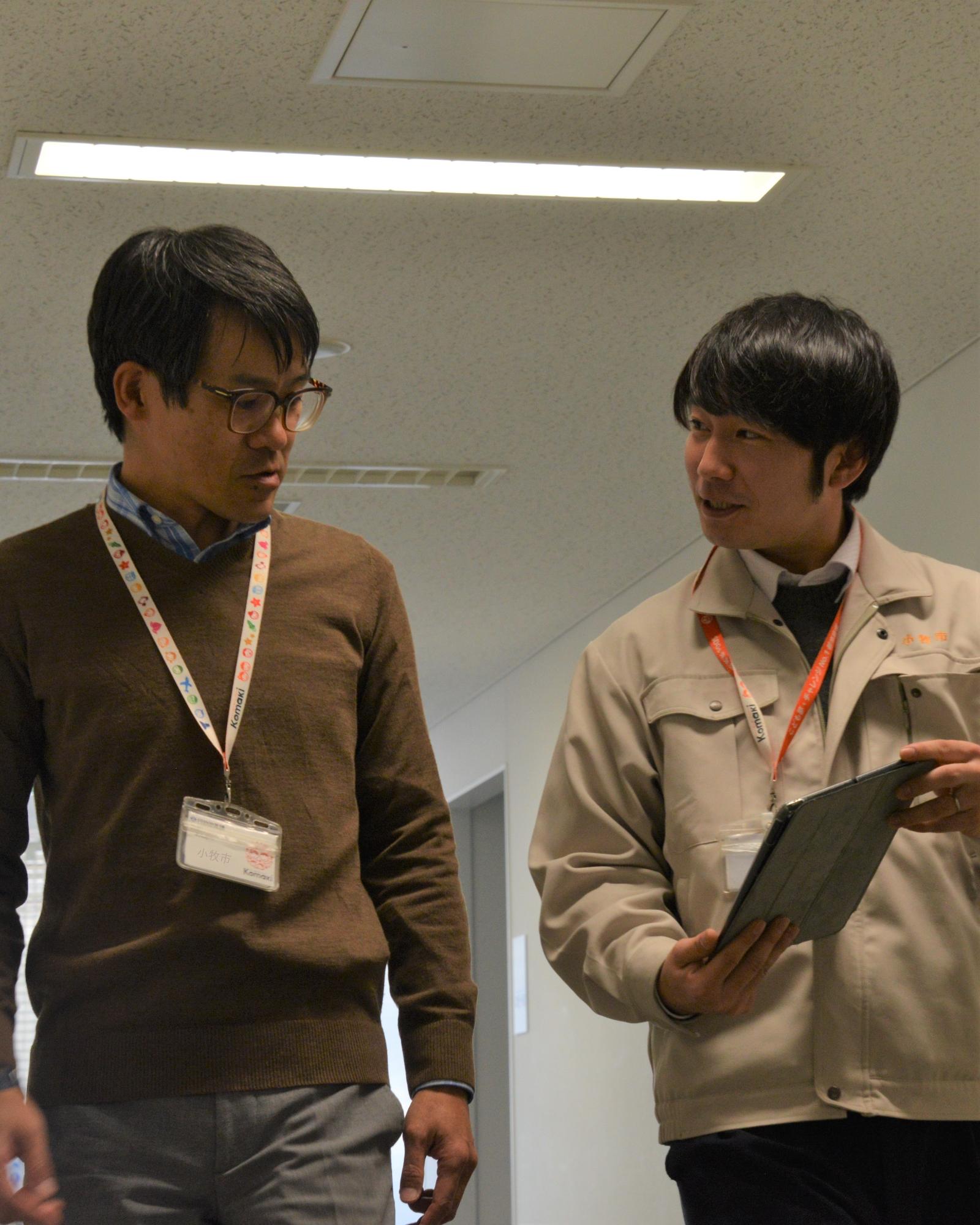 仕事の様子