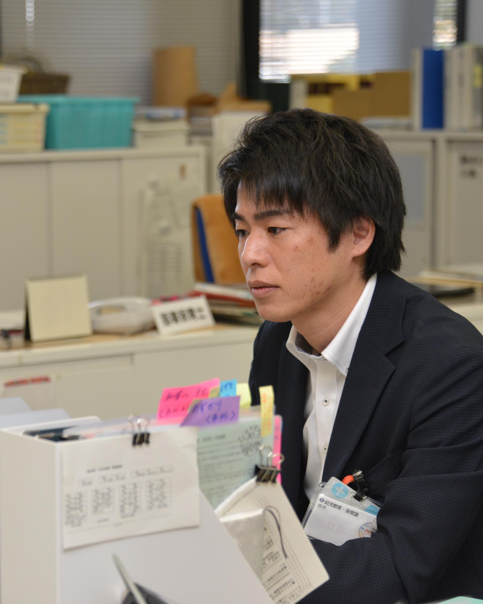 仕事の様子