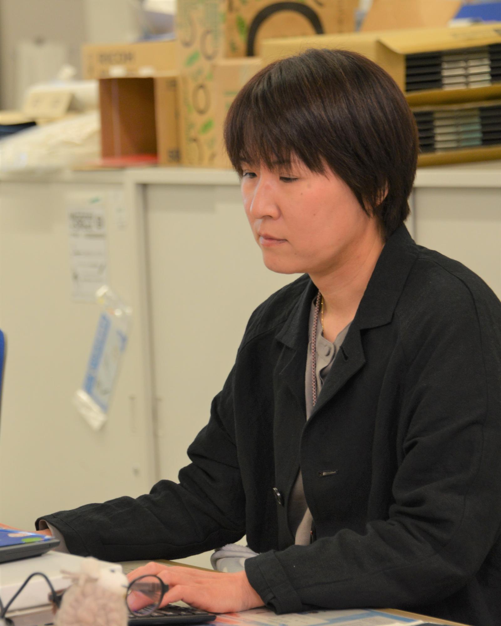 仕事の様子