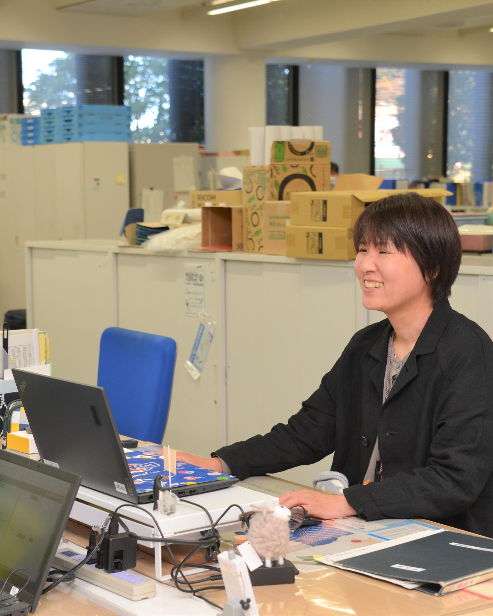 仕事の様子
