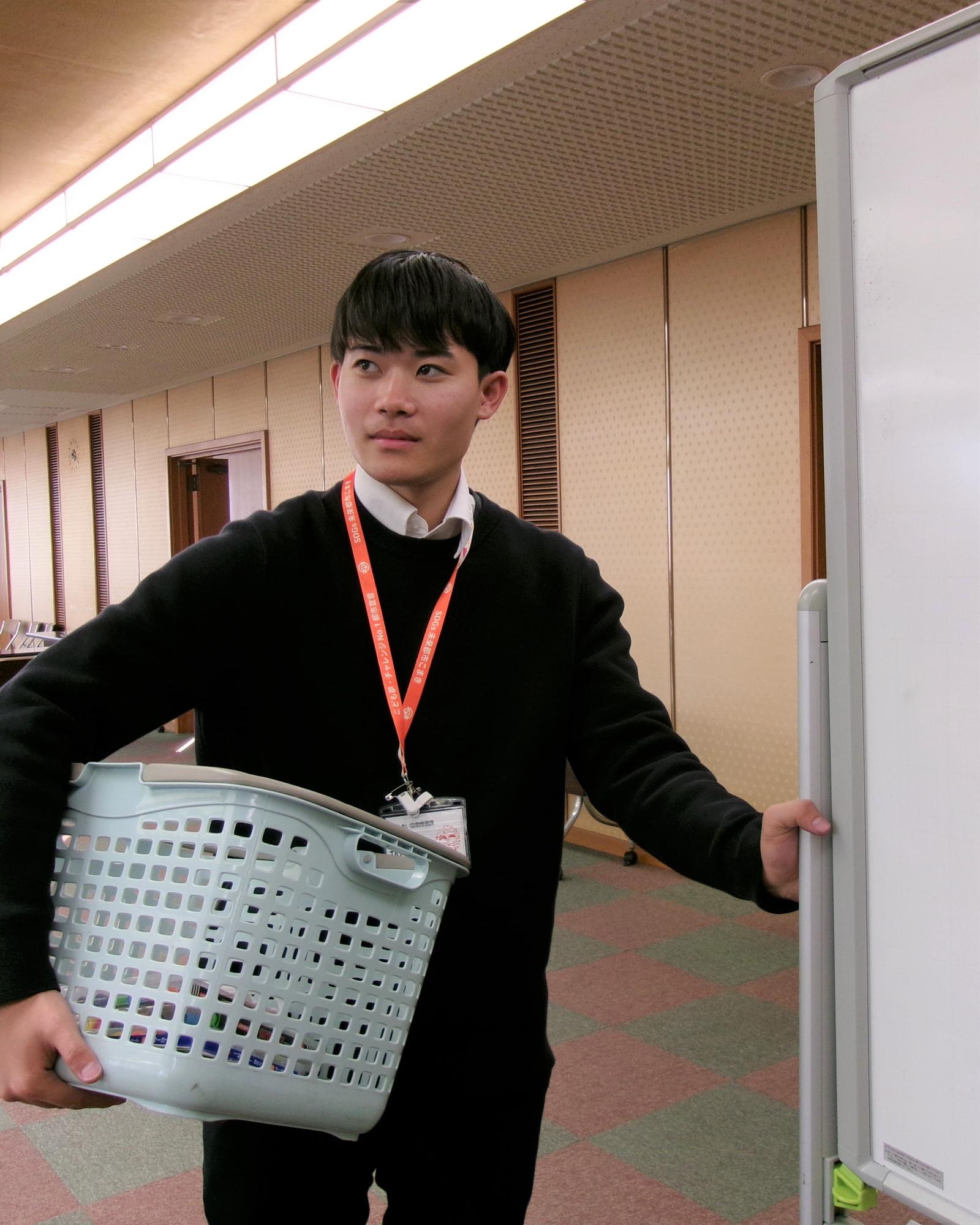 仕事の様子