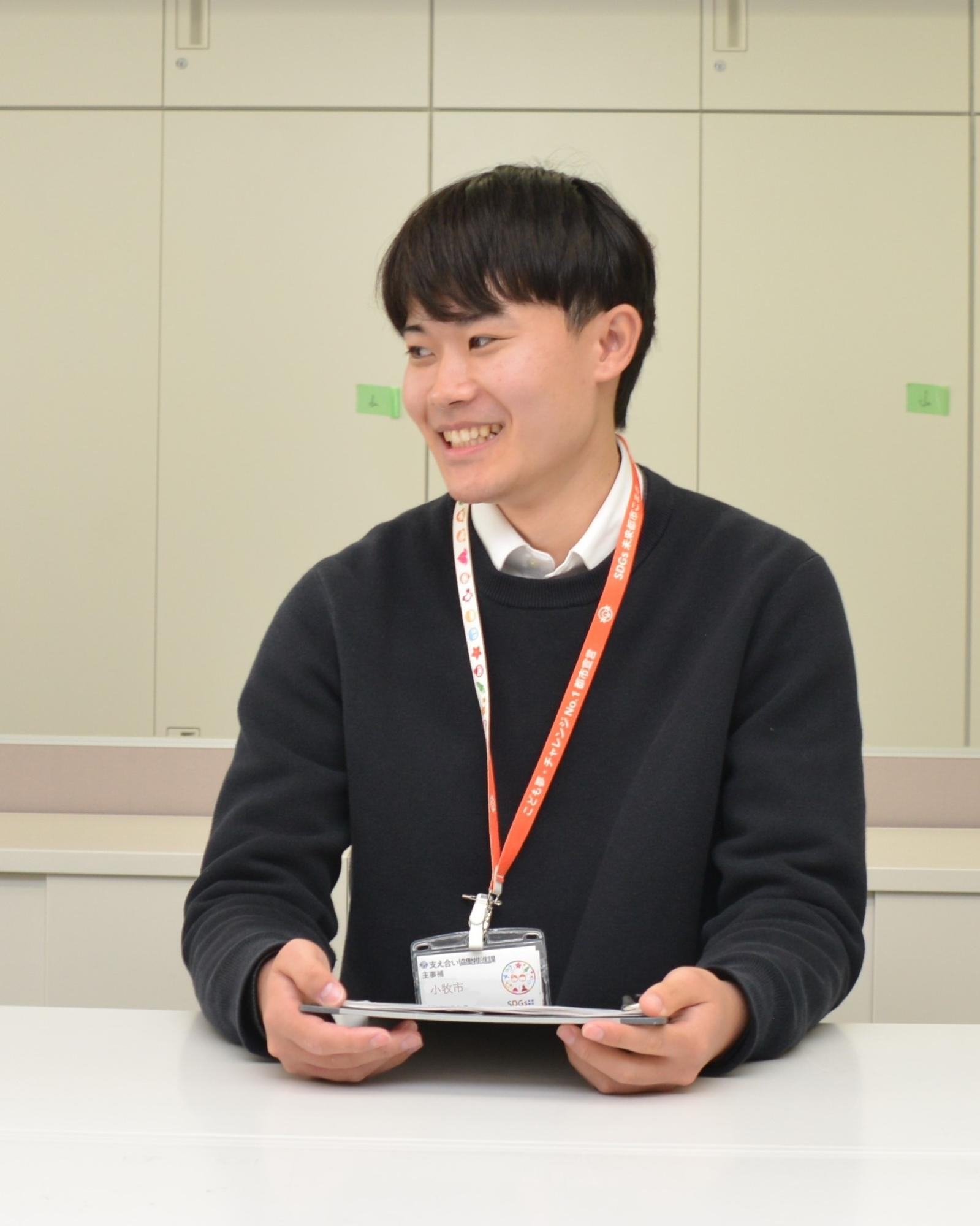 仕事の様子