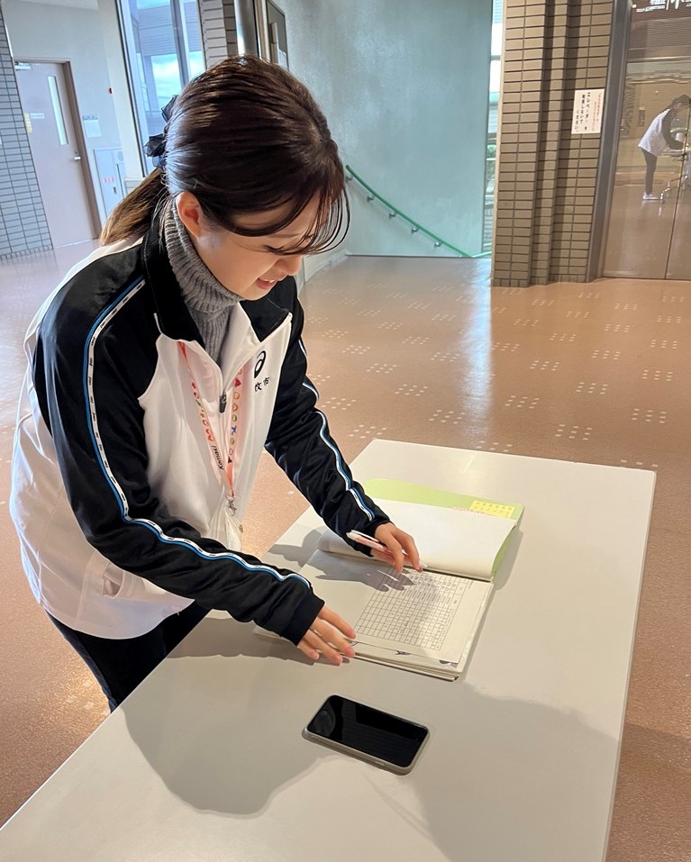 仕事の様子