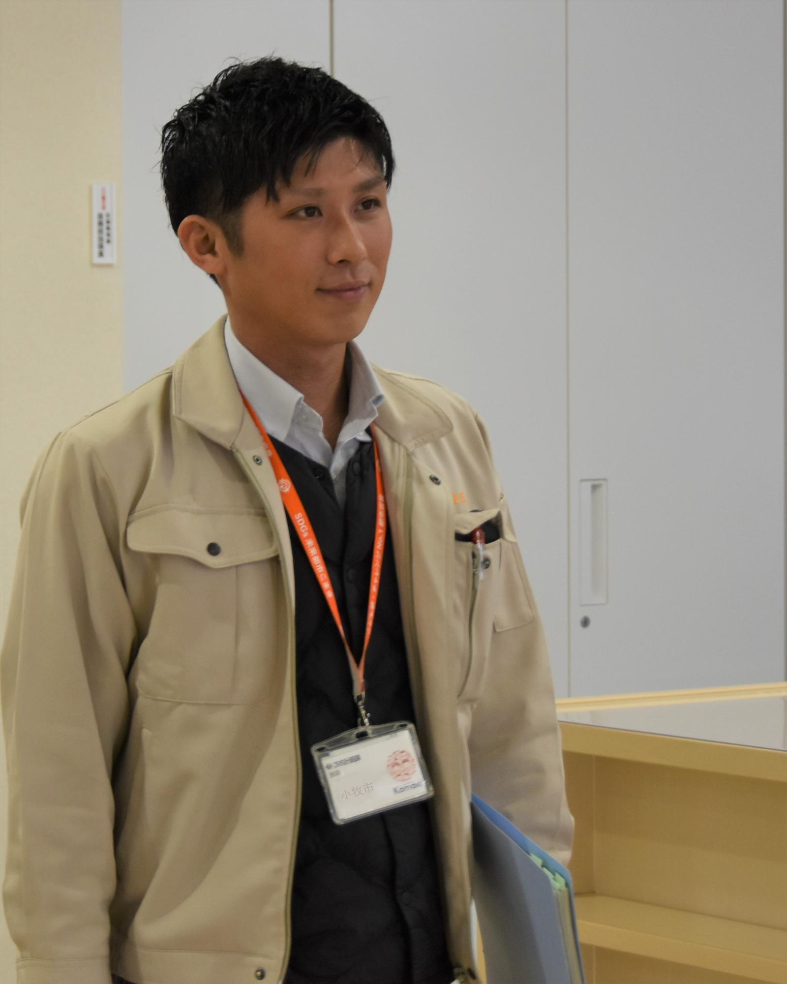 仕事の様子
