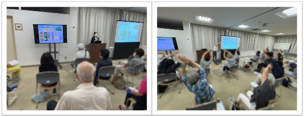 アクティブシニア教室「夏バテ・熱中症予防」