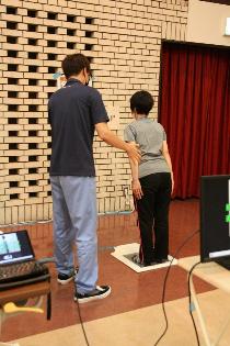 クロステスト測定の様子