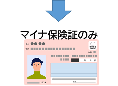 マイナ保険証のみの提示