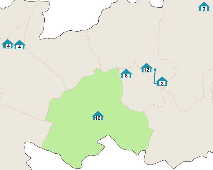 陶小学校区の地図　暮らしの施設