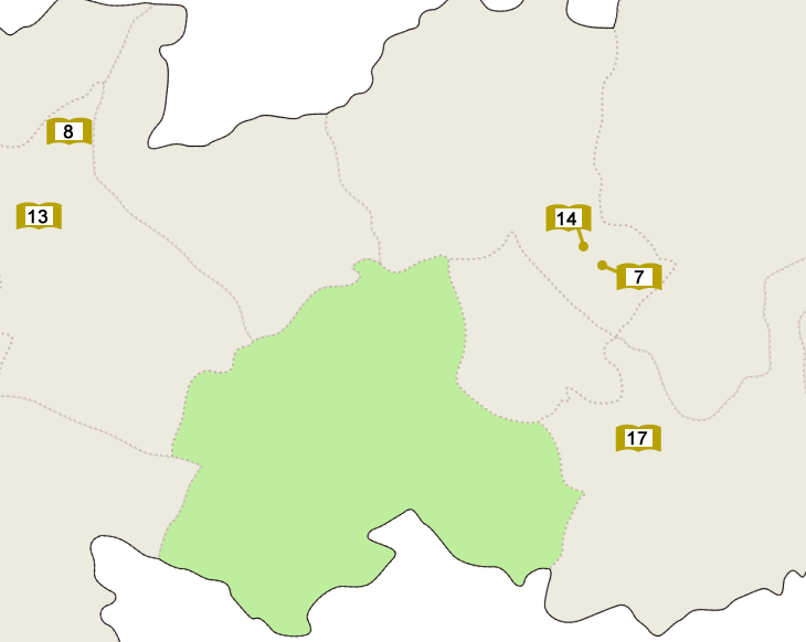 陶小学校区の地図 学びの施設