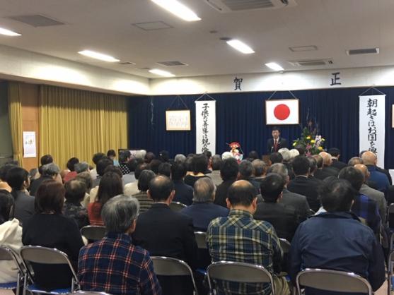 元朝式の様子