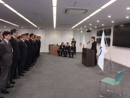 市長訓示の様子