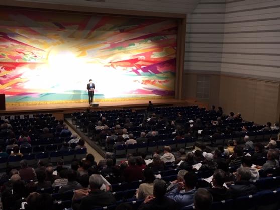 新しい桃花台のまちづくり講演会＆演奏会の様子