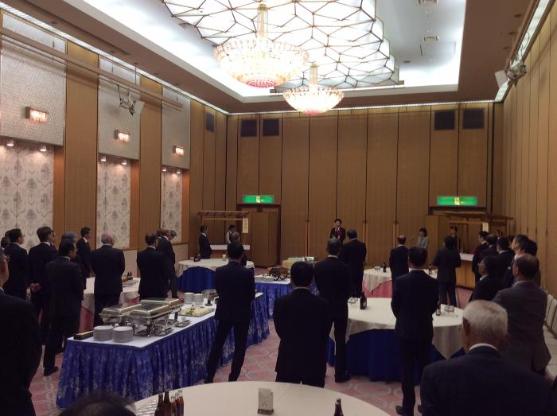 商工会議所通常議員総会懇親会の様子