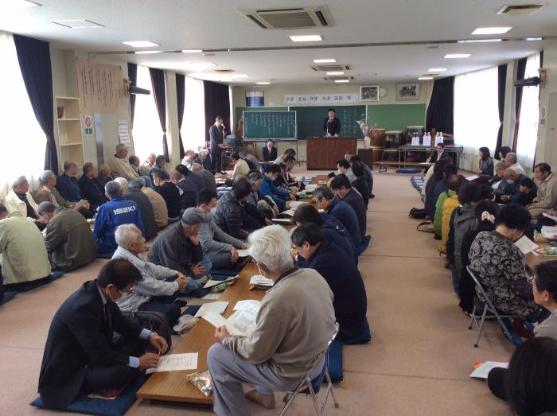 舟津区総会の様子