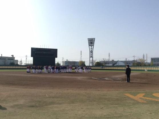北部リーグ開会式の様子
