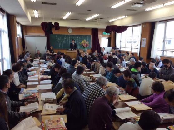 二重堀区総会の様子