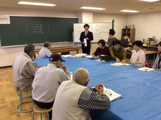 山野草の会総会の様子