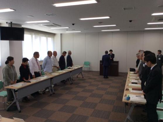 環境センター処分場管理委員会委嘱状交付式の様子
