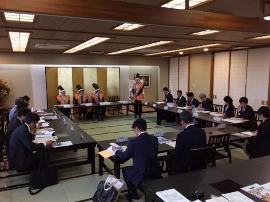 信長公居城連携協議会総会の様子